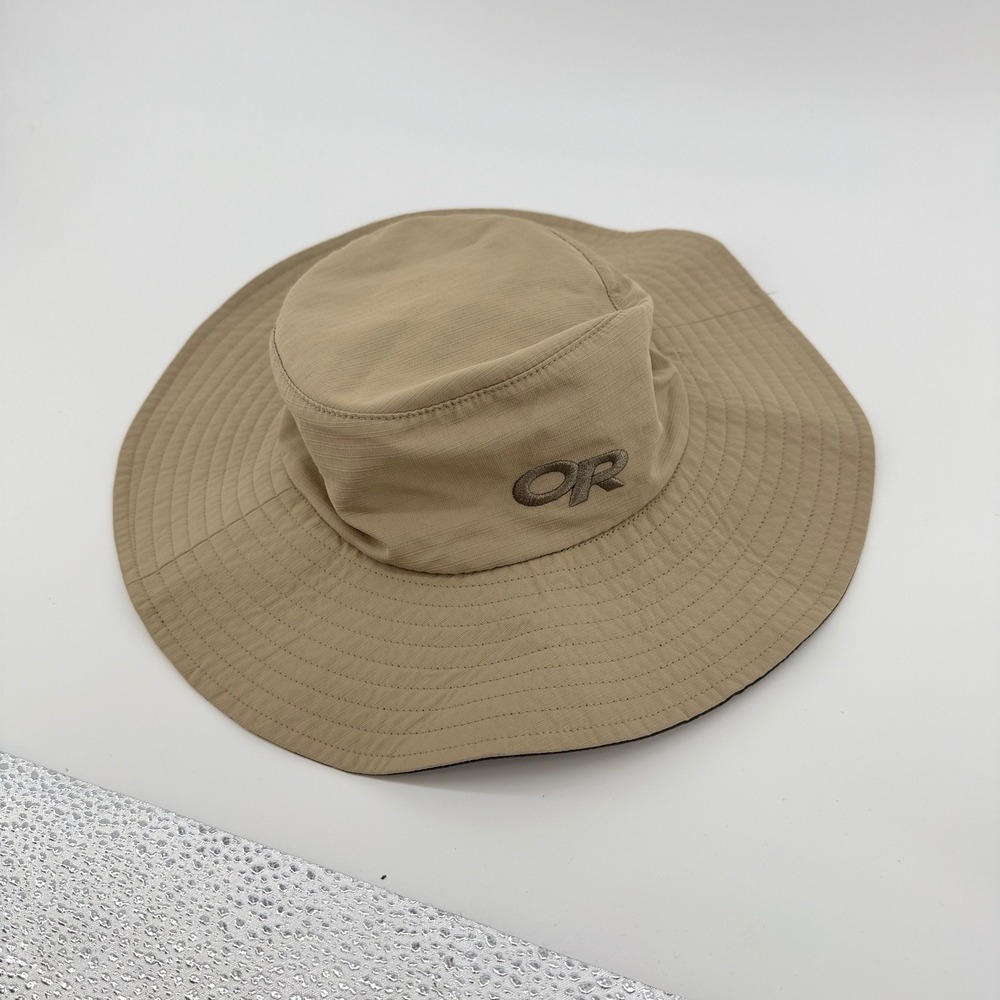 Outdoor Research OR Sun Boonie Hat Small Tan Khaki Hiking Ripstop 80714